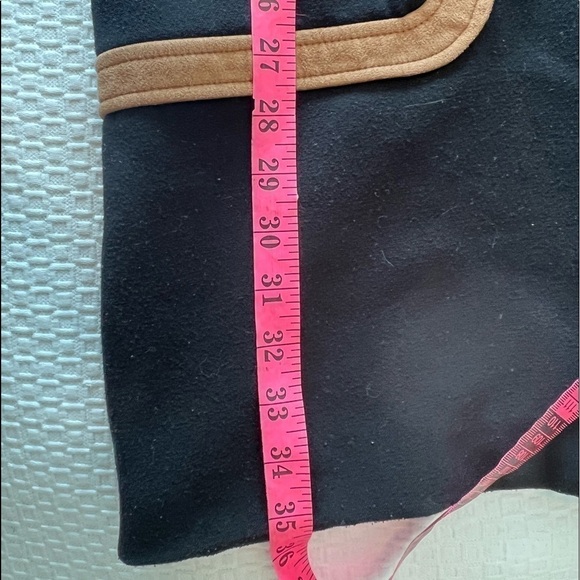 Toccin Black Faux Suede Sheath - Picture 15 of 16